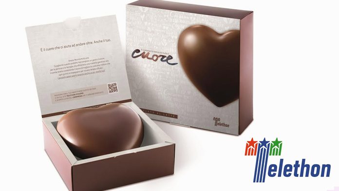 Un Cuore di cioccolato Telethon per la ricerca sulle malattie genetiche rare